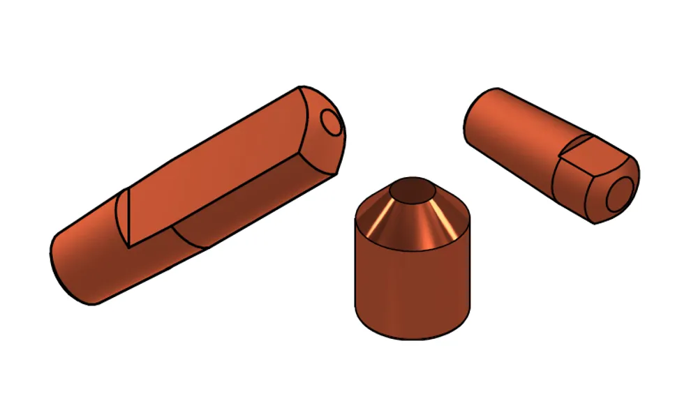 Radiator welding electrodes