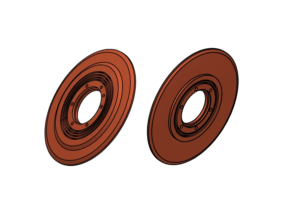 Radiator welding wheels